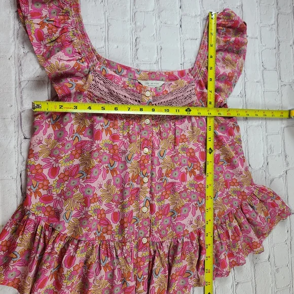 Lucky Brand Pink Floral Blouse - Picture 3 of 6